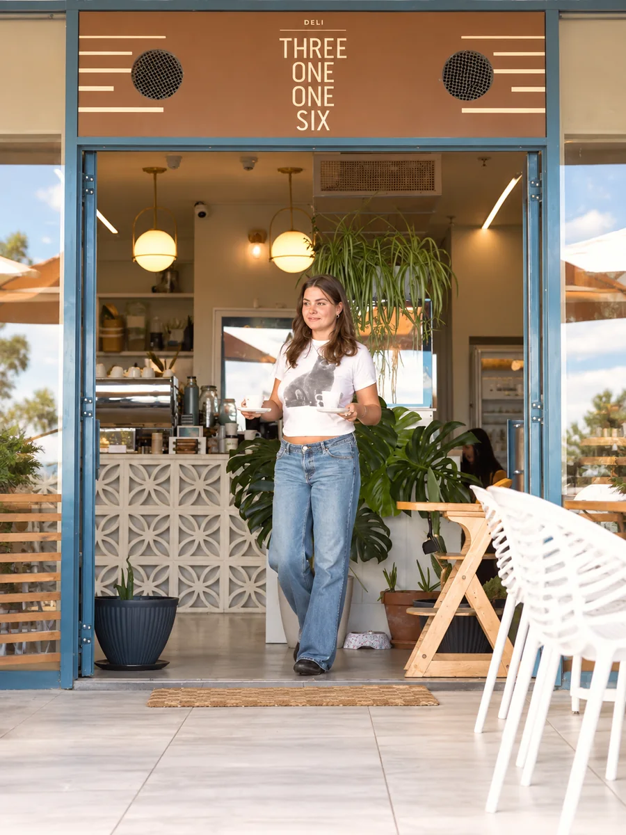 The Three One One Six cafe entrance